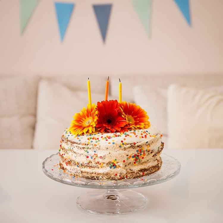 cake happy birthday gif