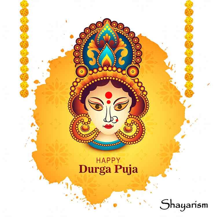 Durga Puja Drawing Image