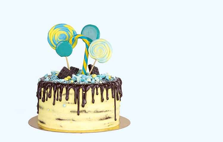 happy birthday bhabhi cake