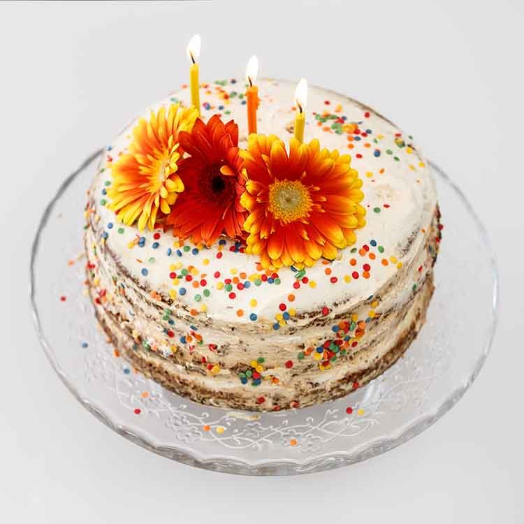 happy birthday chocolate cake design