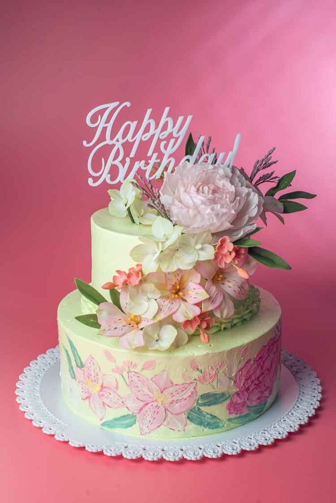 name cake happy birthday wishes
